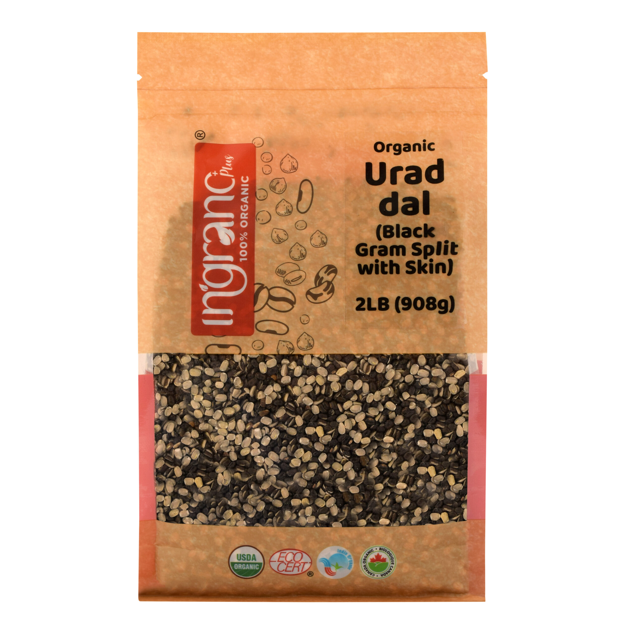 Organic UradGota Whole with Skin